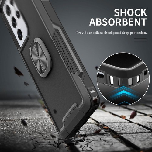 Hybrid Ring Stand Case Heavy Duty For Samsung Galaxy 23 S22 Ultra S21 S10 Plus - Picture 13 of 59