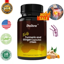 Organic Turmeric Capsules Tumeric 30 To 120 Capsules Curcumin Supplement