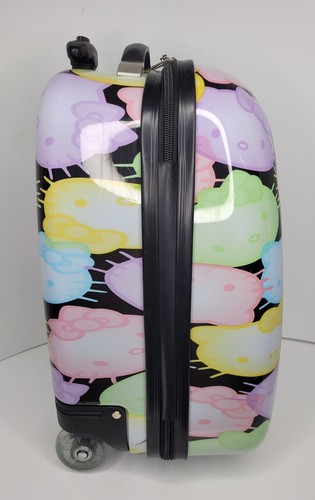Hello Kitty Hard Shell Girls Carry-On Rolling Suitcase Luggage Sanrio 17"  - Picture 3 of 22
