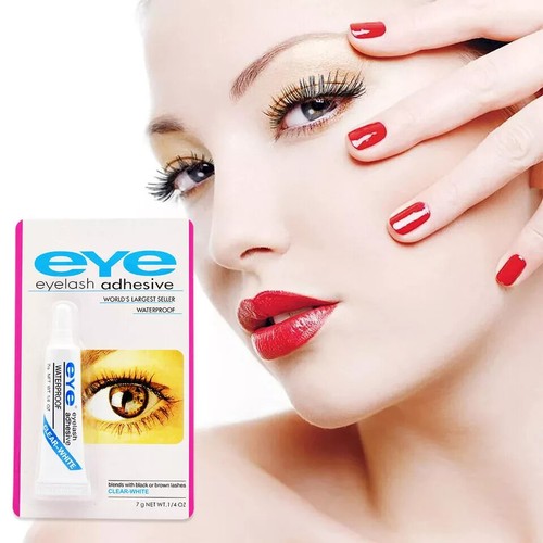 EYE Waterproof Clear White False Adhesive Eye Lash Glue Fake Eyelashes Makeup - Picture 12 of 15
