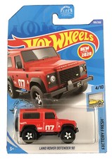 Hot Wheels 2020 HW Factory Fresh Red Land Rover Defender 90 New For 2020