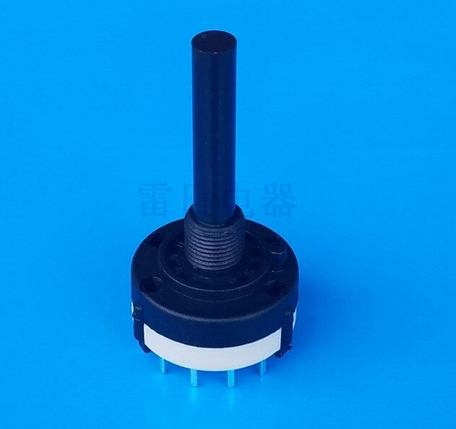 1pcs New 4 Pole 3 Position 4P3T PCB Long Shaft Solder Lug ROTARY SWITCH 4P3A - Picture 1 of 2