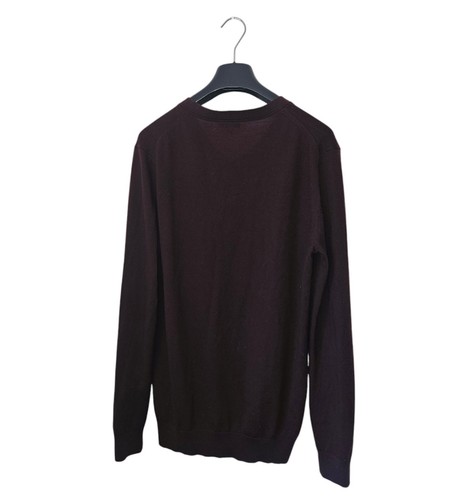 JERSEY DE HOMBRE REISS London Premium Borgoña LANA CUELLO EN V Talla M *En muy buena condición* - Imagen 4 de 7