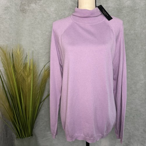 TALBOTS Lavender Turtleneck BRAND NEW NWT Soft Long Sleeve Top Size XL - Picture 6 of 13