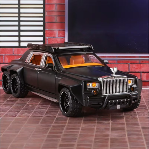 1:32 Rolls Royce Phantom 6X6 Modified Alloy Diecast Metal Model Car Sound & Ligh - Picture 2 of 18
