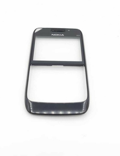 Original Nokia E63 A-Cover Front Oberschale + Tastatur Keypat Schwarz Black NEU - Bild 1 von 2