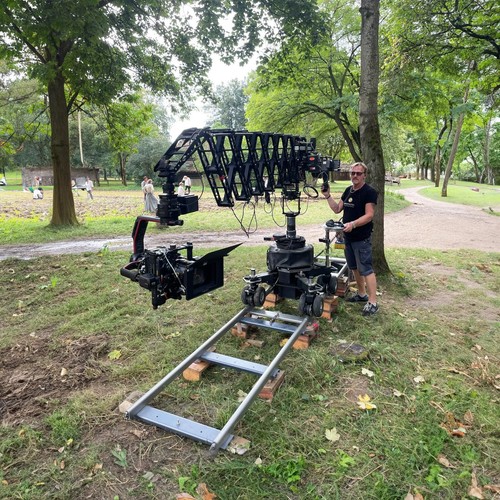 Grúa telescópica de pluma para cámara Proaim Powermatic Scissor 17' para producciones cinematográficas - Imagen 2 de 14