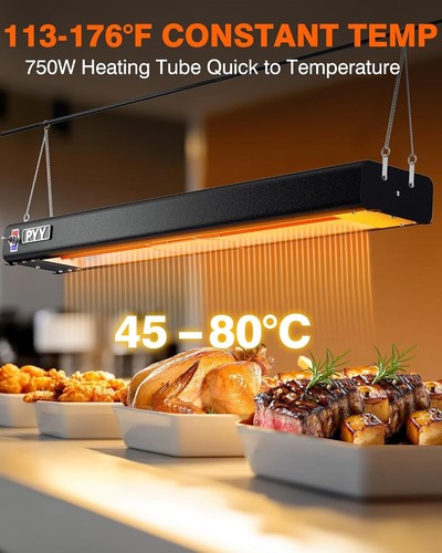PYY 35 Inch Food Heat Lamp Aluminum Infrared Strip Heater Overhead Food Warme... - Picture 5 of 7