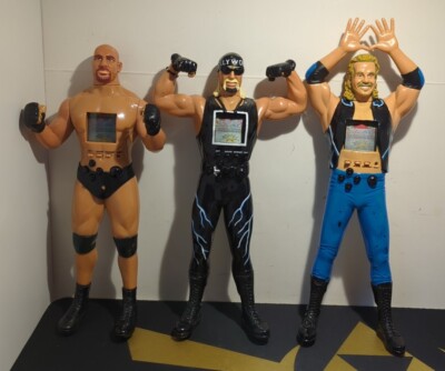 1999 Tiger Electronics WCW Power Fighter Hulk Hogan Diamond Dallas Page Goldberg