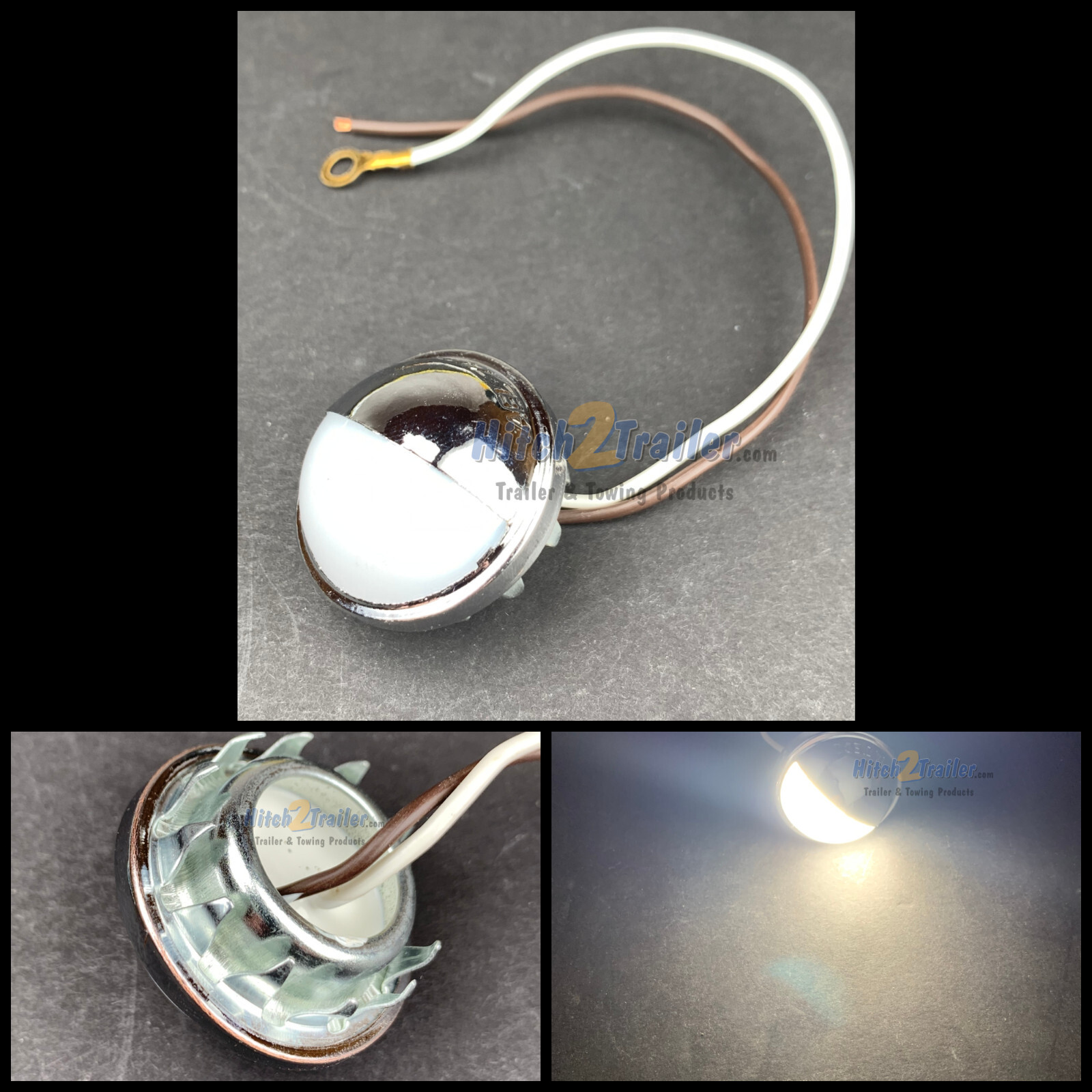 Round led cheap license plate light
