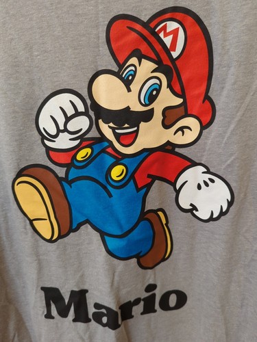 Nintendo Super Mario Gray T-shirt. Size L - Picture 2 of 4