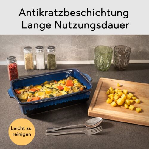 Hanseküche Auflaufform - Hochwertiger Keramik, Handgearbeitet, Edles Design - Bild 2 von 5