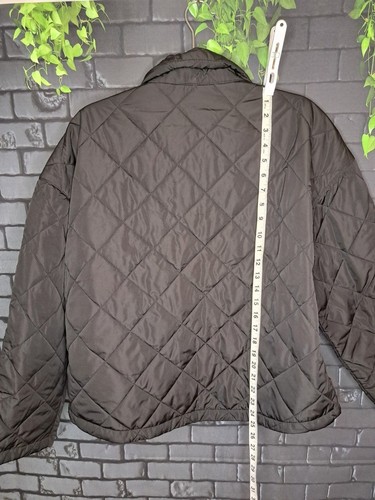 Free Country Women's Sz L Black Coat Quilted Puffer Full-Zip Jacket NEW NWOT - Picture 9 of 11