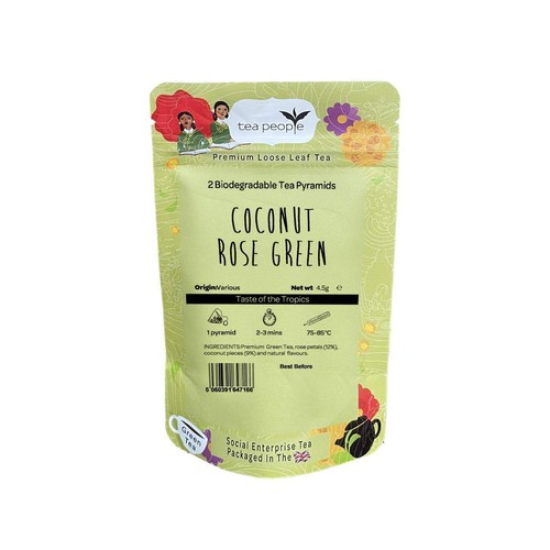Coconut Rose Green Tea Pyramids Premium Green Tea by Tea People - Picture 4 of 9