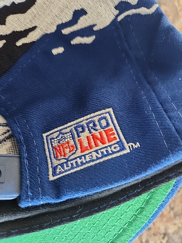 Vintage 90s Dallas Cowboys Splash Logo Athletic NFL Pro Line Snapback Hat Cap - Picture 6 of 12