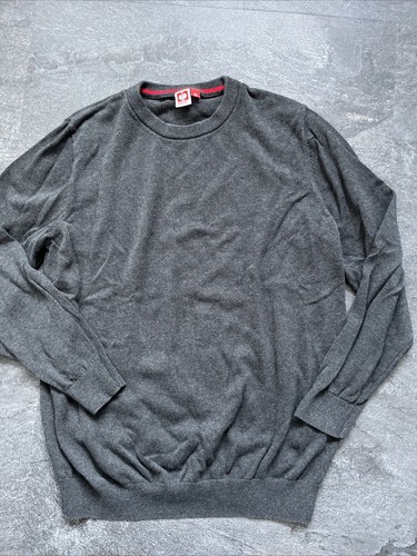 Engelbert Strauss Men Workwear Jumper Knit Grey Cotton Pullover size M top - Bild 1 von 6