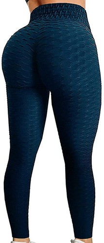 SEASUM Women's High Waist Yoga Pants Tummy Control Slimming Booty Leggings Worko - Picture 4 of 5