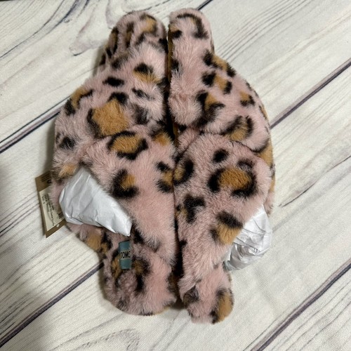 NIB! Toms Susie Spanish Villa Faux Fur Cheetah Slip On Slippers Slides Size 8 - Picture 6 of 8