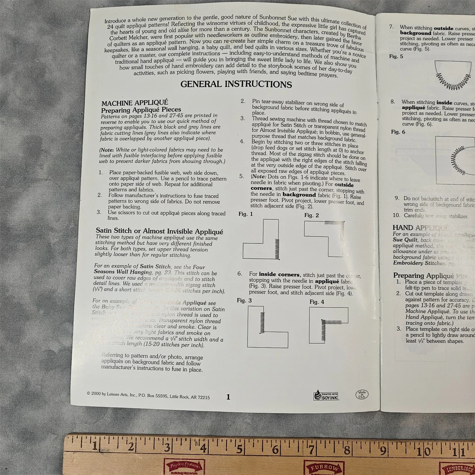 📚 Ultimate Sunbonnet Sue коллекции 2004 лоскутное одеяло узор книга 🌸 - Изображение 3 из 4