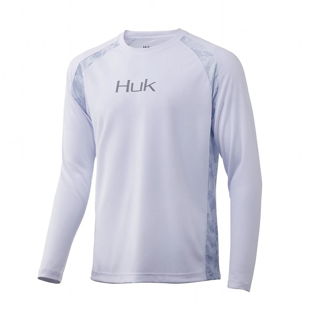 Huk Men's Strike Solid Long Sleeve Performance Shirt