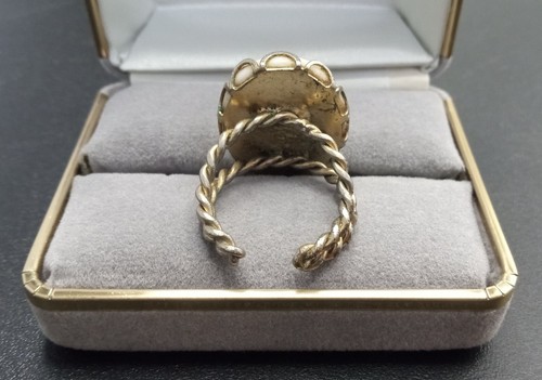 Vintage viktorianischer Liebhaber verstellbarer Ring US-Größe 6 1/2 1960er - Bild 3 von 3