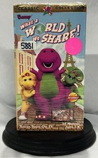 Barney What A World We Share! Classic Collection VHS Video Tape Sing Along Songs