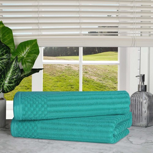 2 - 12 Stück Baumwolle Gerippt Handtuch, Waschlappen, Badetuch Set Kollektion - Bild 142 von 511