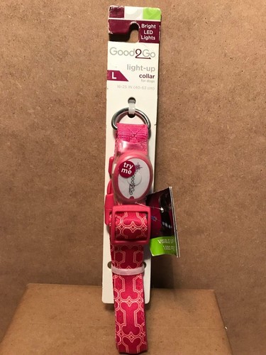 Good2Go Bright Light-Up LED Lights Collar For Dogs S,M,L Sizes Available - Picture 6 of 34