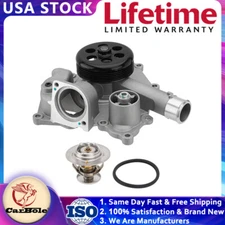 Water Pump & Thermostat Housing Kit For Jeep Dodge Magnum Chrysler 5.7 6.1L HEMI