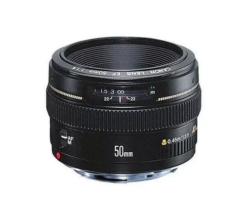 CANON EF 50 mm f/1.4 USM Standard Prime Lens Black - Picture 1 of 2