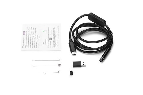 Semi-Rigid Type C USB Endoscope Borescope Inspection Camera Google Nexus 6P 5X - Picture 4 of 13