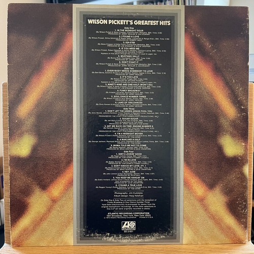 Wilson Pickett Greatest Hits Vinyl 2 LP Atlantic SD 2-501 In the Midnight Hour - Picture 6 of 8
