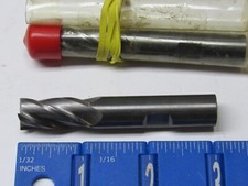 QUALITY 1/2" 4-FLUTE SINGLE END CENTER CUTTING SOLID CARBIDE END MILLS (2 PCS)