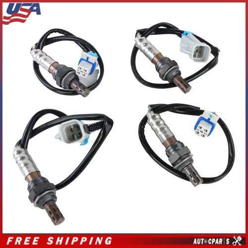 4pcs O2 Oxygen Sensor Upstream & Downstream For Cadillac Escalade Chevrolet GMC - Imagen 1 de 9
