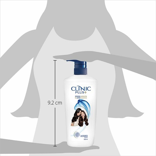Clinic Plus Strong And Long Health Shampoo For All Hair Types 650 ml - Free Ship - Picture 3 of 6