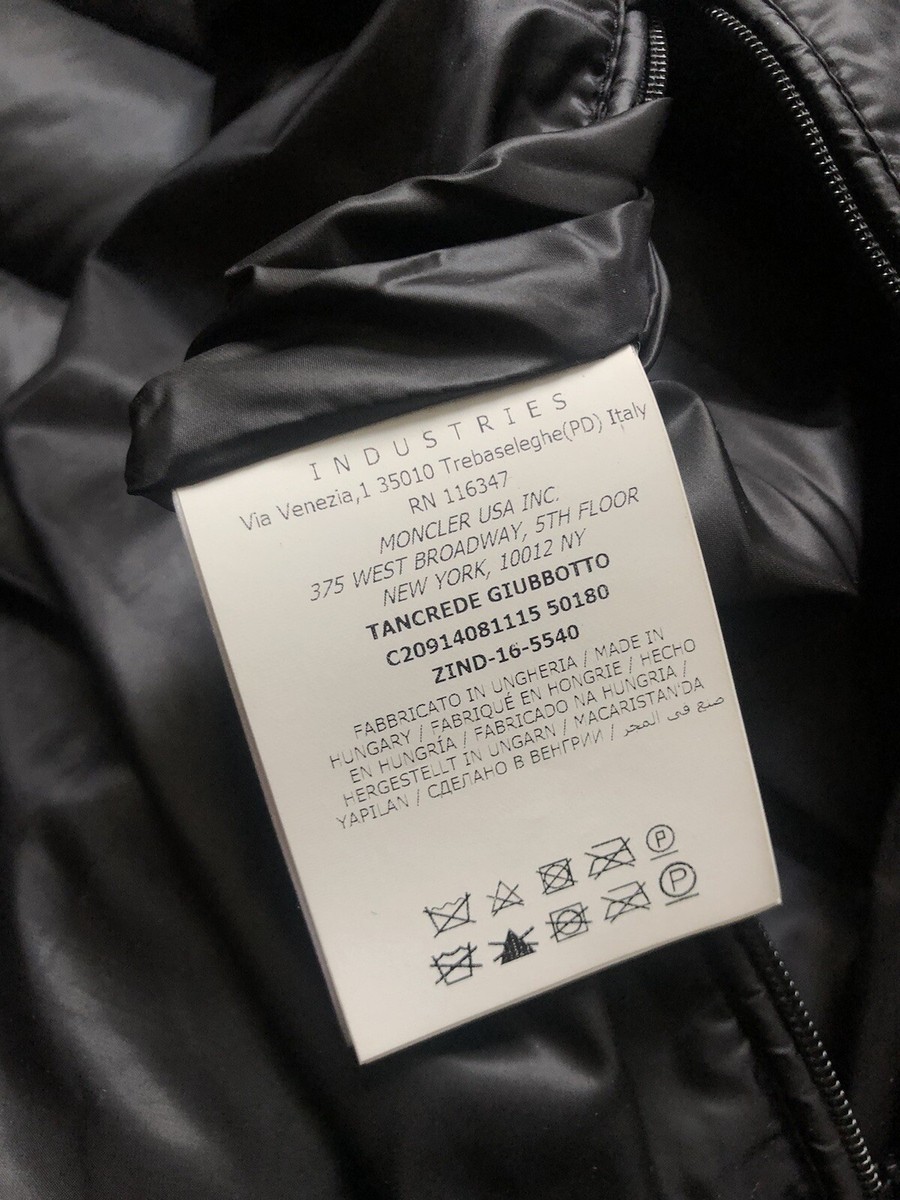 Moncler Tancrede Shearling Jacket Size 3 eBay