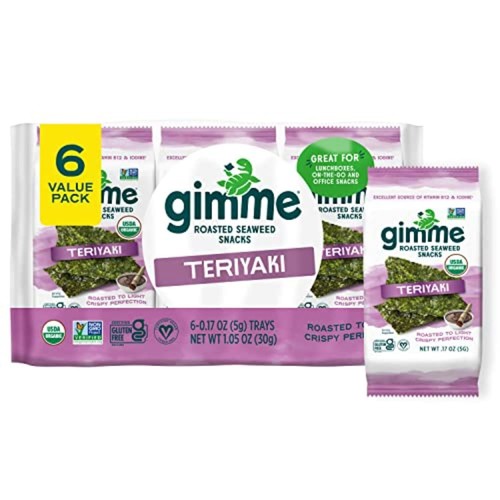 (6 Count)Gimme Seaweed Organic Premium Roasted Seaweed Snacks,(Select Flavor) - Picture 7 of 10
