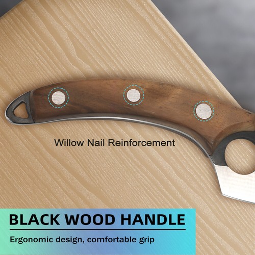 Viking knife Chef Knife Japan Kitchen Meat Cleaver Butcher Boning Knife Gift - Picture 10 of 23