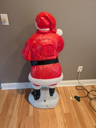 Rare 51" Santas Best Whispering Santa Christmas Blow Mold Shhh Vintage HTF - Picture 12 of 16
