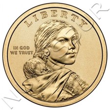 USA 1 DOLLAR Sacagawea Indians 2017 - 2022 | 1 US DOLLAR $1