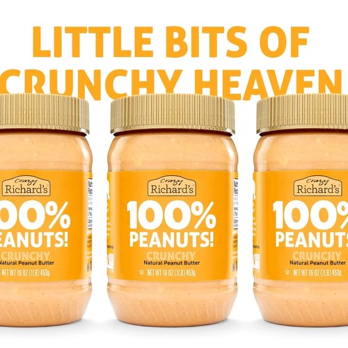 (2 pack) Crazy Richard's Cruncy Peanut Butter 16oz.. - Picture 5 of 11