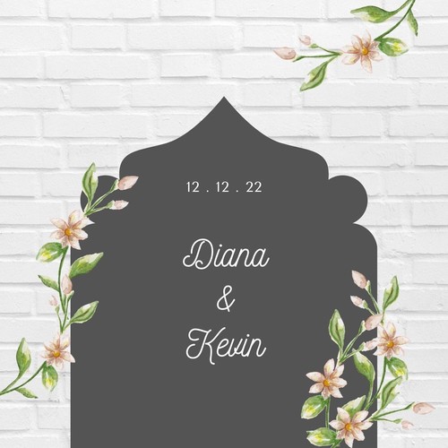 Customizable Wedding Engagement Invite Templates #4 DIGITAL DOWNLOAD - Picture 5 of 10
