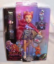 Mattel Monster High Doll Toralei Stripe & Pet Colorful Streaked Hair 2022 BOXED