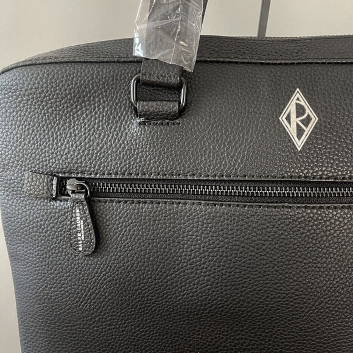Ralph Lauren Faux Leather Briefcase Messenger Book Laptop Ralph Lauren Faux Leather Briefcase Messenger Book Laptop