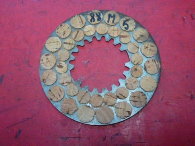 1 x disque embrayage VESPA ACMA en liège NOS neuf de stock ancien - Photo 1/2