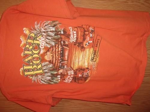 T-Shirt Maui Hard Rock Cafe Orange M - Bild 4 von 4