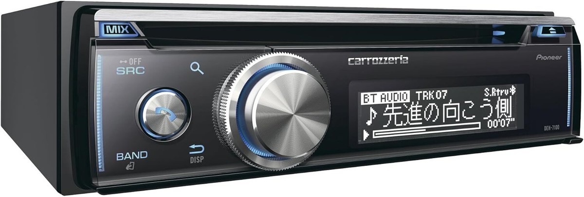 Pioneer Carrozzeria DEH-7100 Car Audio 1DIN CD USB Bluetooth