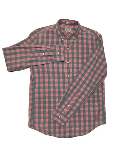 J CREW Mens Slim Fit Shirt Size M Tartan Multicolored Button Down 100% Cotton - Picture 2 of 9