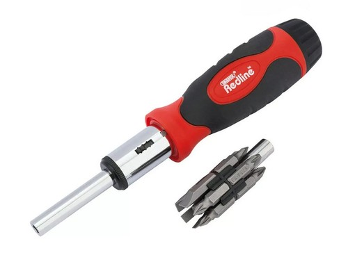 Draper Redline 28759 / 67543 Ratchet Screwdriver And Bit Set - Picture 2 of 6