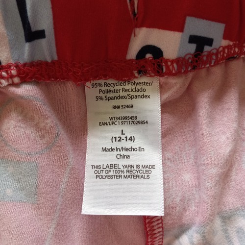Celebrate Patriotic Pajama Short Set Women's Size L Red White Blue Convertible - Picture 7 of 11